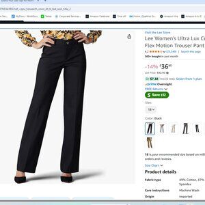 Lee Women's Black Dress Pants - NEVER WORN